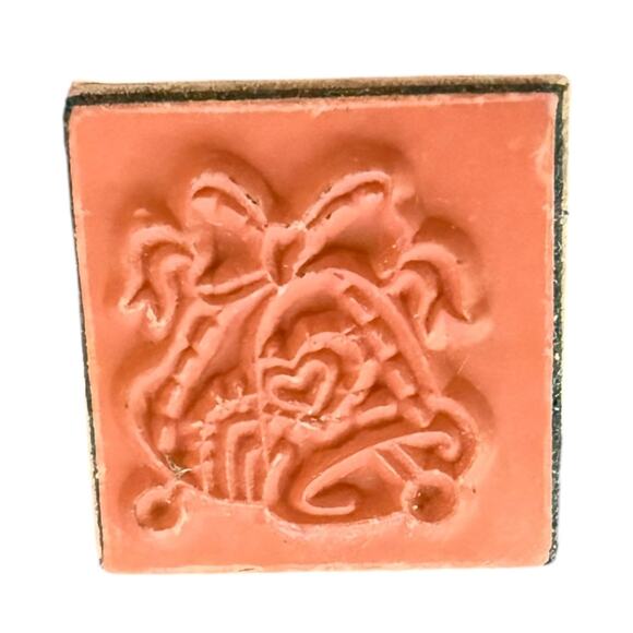 Michaels Stores Holiday Bells Mini Rubber Stamp - Picture 2 of 3